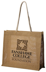 Tote Bags: Jute Bag with Rope Handle